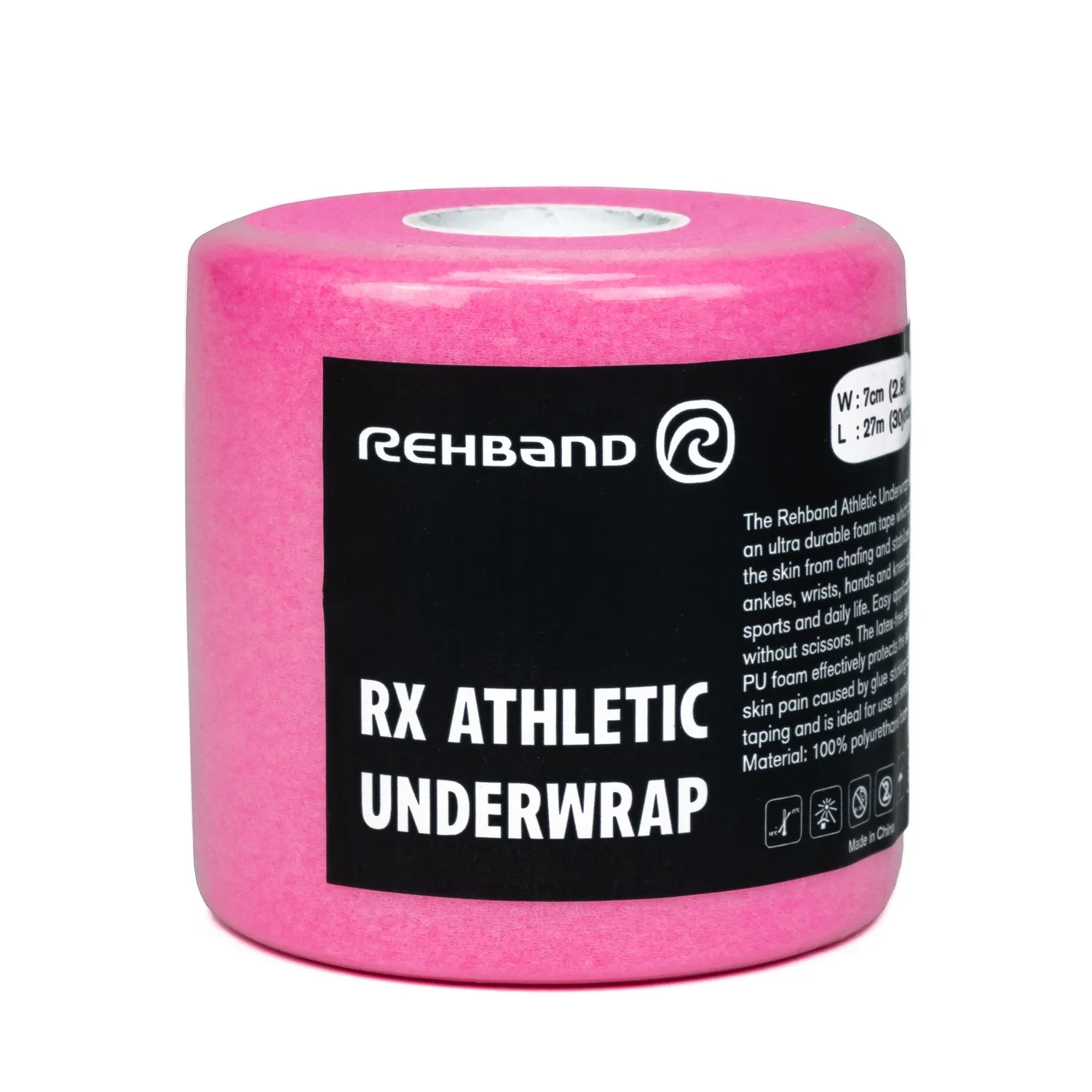 Rehband Athletic Underwrap sottobenda 1 rotolo nero leggero