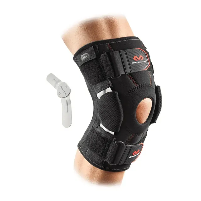 McDavid 422 Ginocchiera Cerniere Nero Stabilizzante