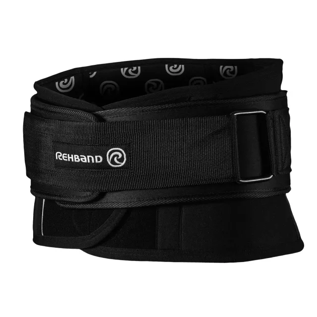 Rehband Power Max 2-in-1 cintura lombare nera stabilizzante
