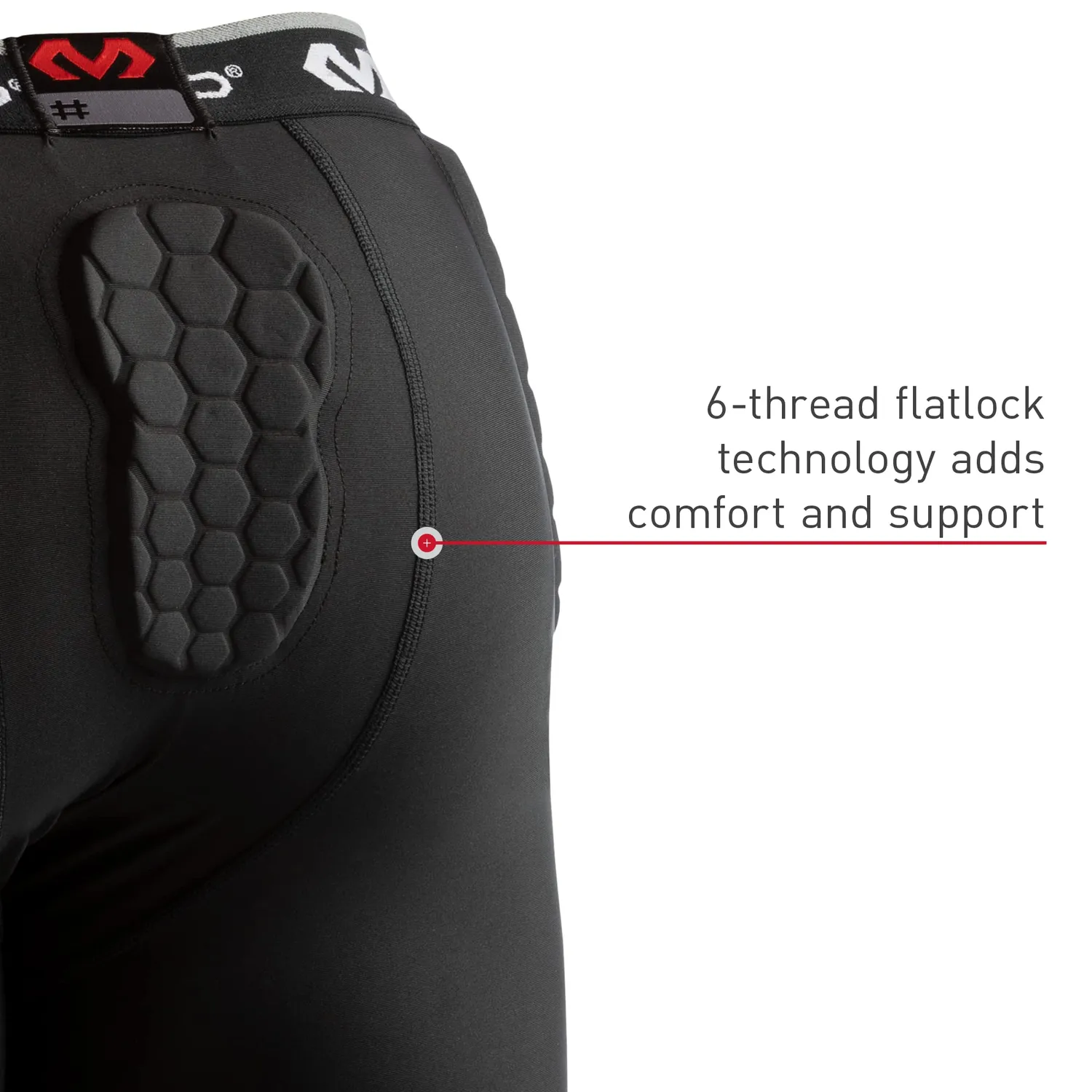 McDavid Hex Thudd pantaloncini basket nero protezioni