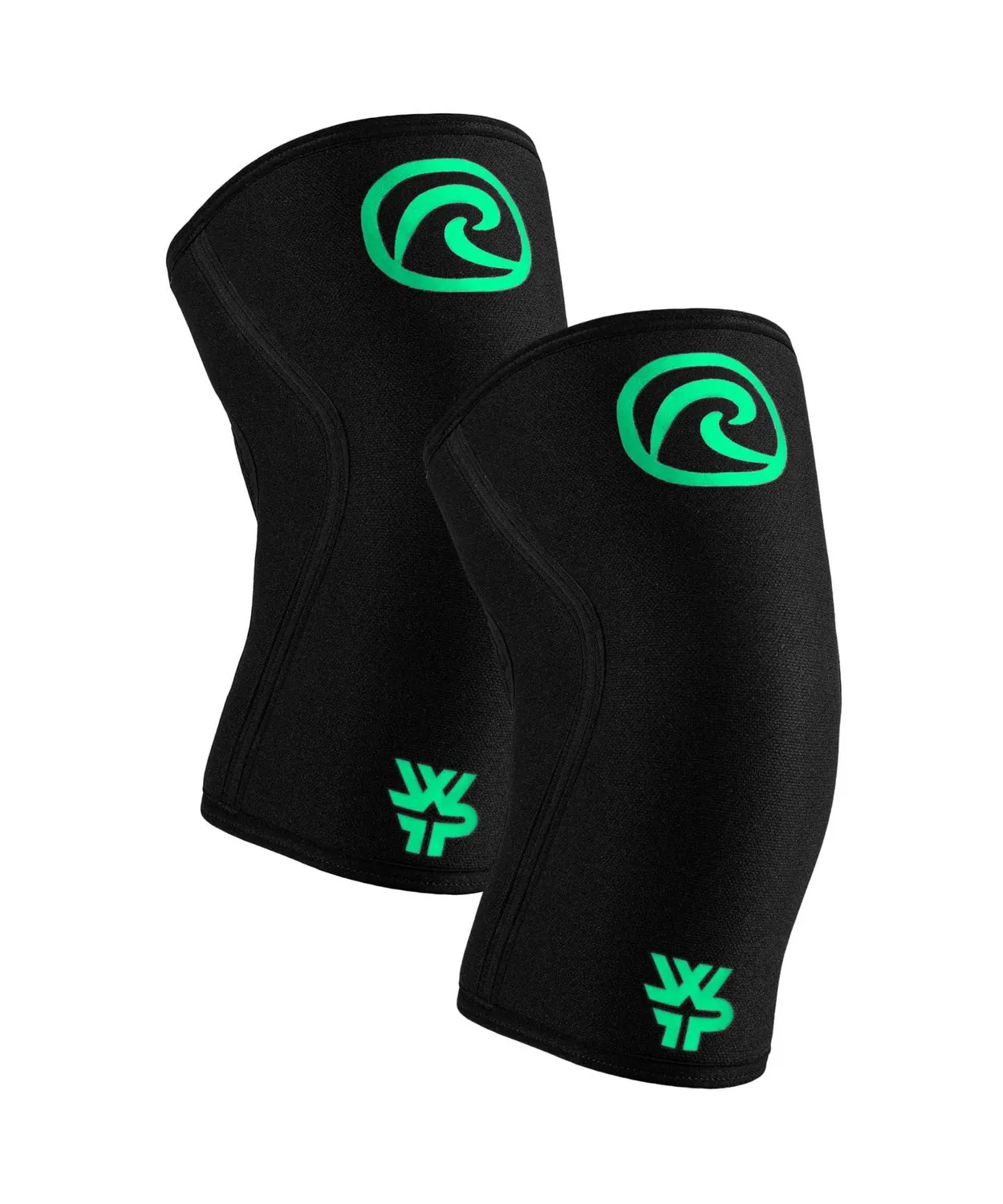 Rehband Power Max WFP ginocchiera 7mm lunga nera paio