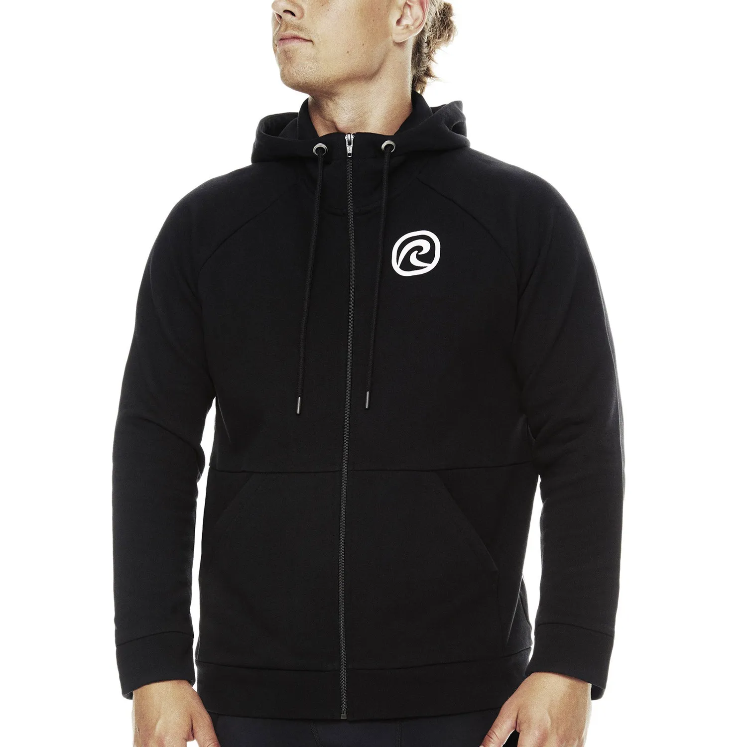 Rehband Classic Zip Felpa con Cappuccio Nera